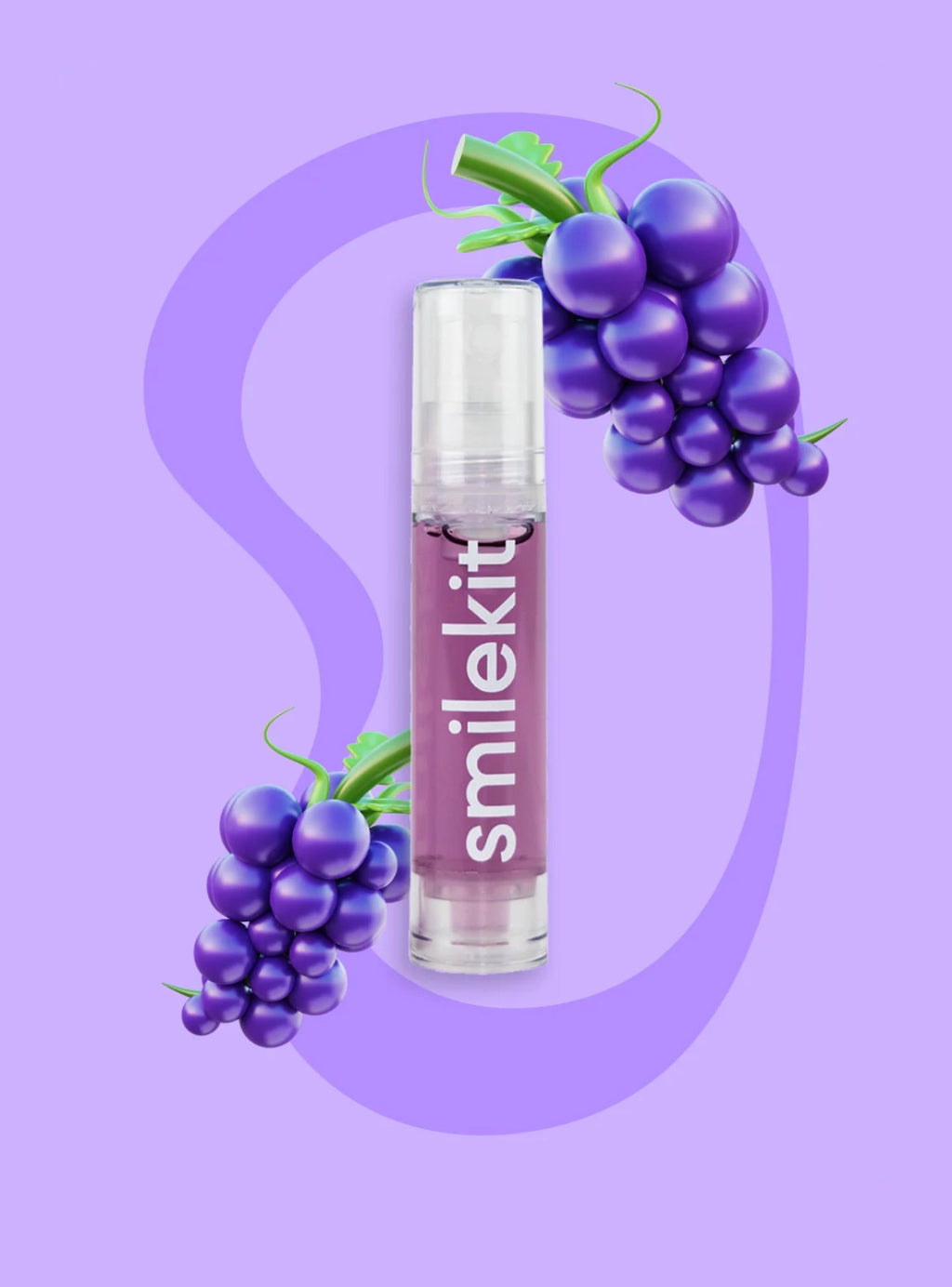 SmileKit burnos purškiklis – Vynuogių skonio 10ml